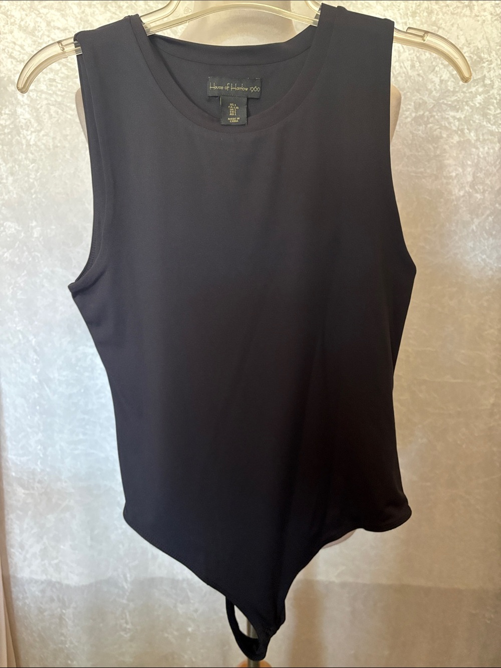 House of Harlow 1960 Black Body suit with Crew Neck Tee Size L